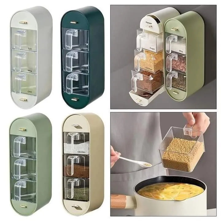New Kitchen Wall Hanging Seasoning Storage Box