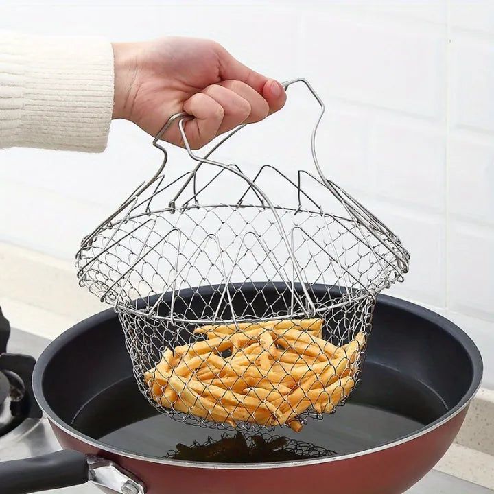 Chef Basket 12-in-1 Multi-Purpose Kitchen Tool for Cooking