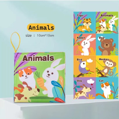 Baby Cloth Book Intelligence Development Early Learning Educational Toy Montessori for Kids Gift