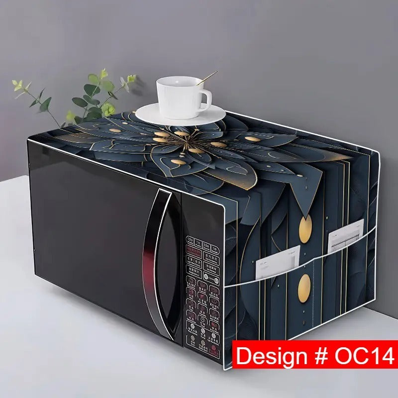 Oven Cover Microwave Dust Cover Microwave oven cover Size 16x35 inches