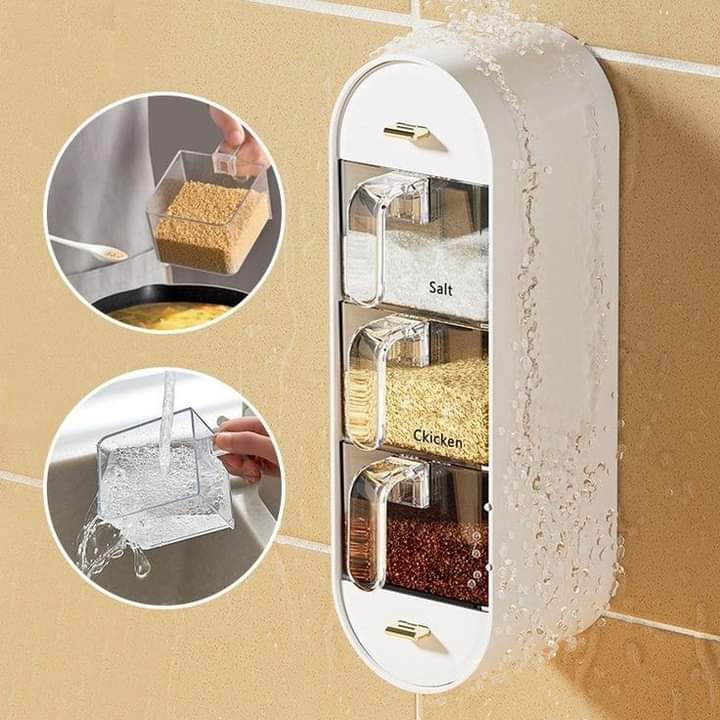 New Kitchen Wall Hanging Seasoning Storage Box