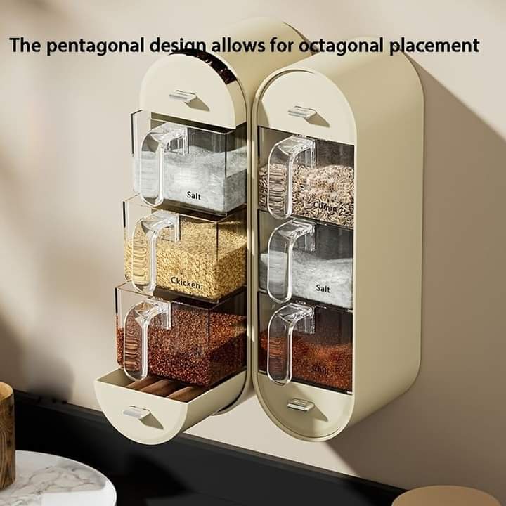New Kitchen Wall Hanging Seasoning Storage Box