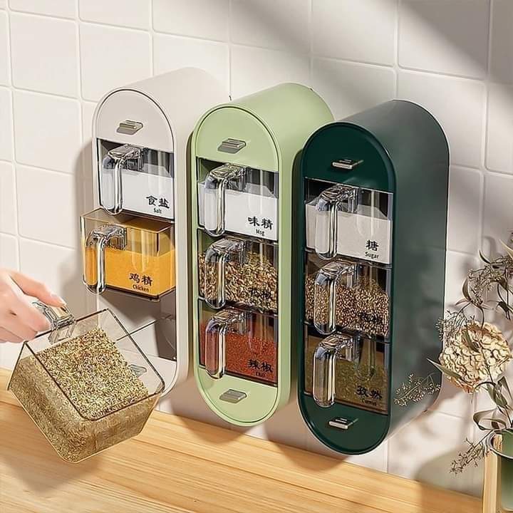 New Kitchen Wall Hanging Seasoning Storage Box