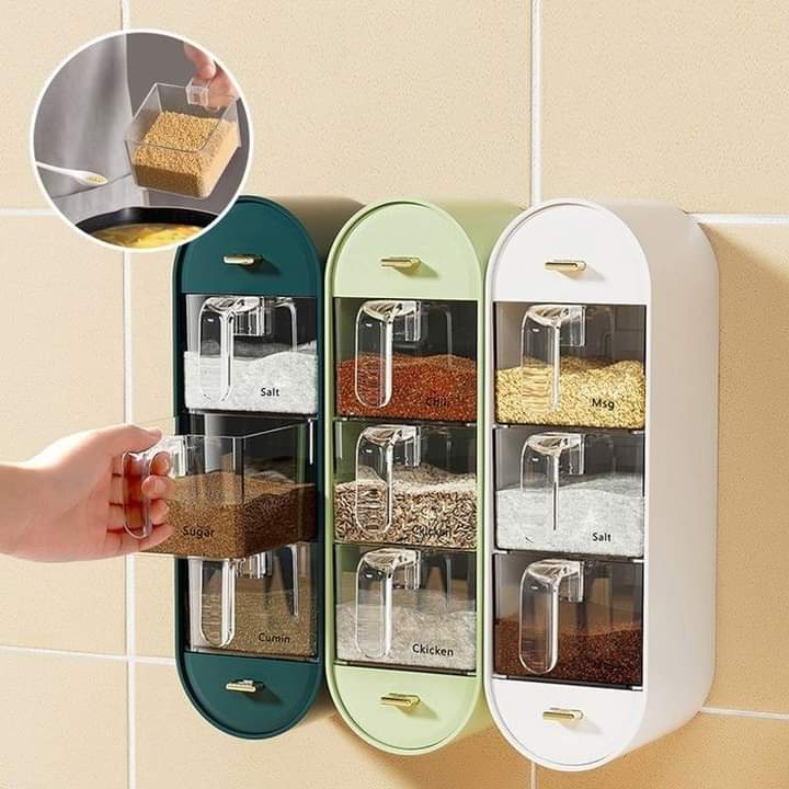 New Kitchen Wall Hanging Seasoning Storage Box